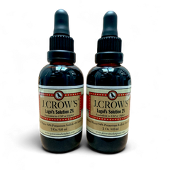 J.CROW'S® Lugol's Solution of Iodine 2% 2 oz Twin Pack (2 bottles) $34.95