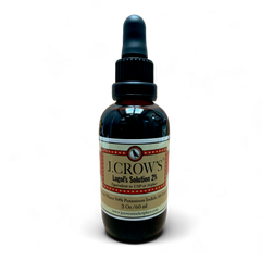 J.CROW'S® Lugol's Solution of Iodine 2% 2 oz Bottle