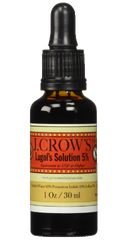 J.CROW'S® Lugol's Solution of Iodine 5% 1 oz Bottle