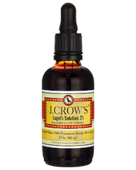 J.CROW'S® Lugol's Solution of Iodine 2% 2 oz Bottle