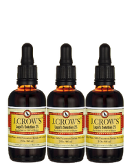 J.CROW'S® Lugol's Solution of Iodine 2% 2 oz Three Pack (3 bottles) $47.25